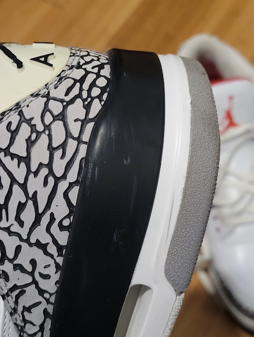 Air Jordan 3 Retro White Cement 2011 Men’s Size 15 - Picture 5 of 10